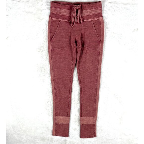 NEW Free People Movement French Terry Bodhi Leggings Pink  SMALL - Picture 9 of 11